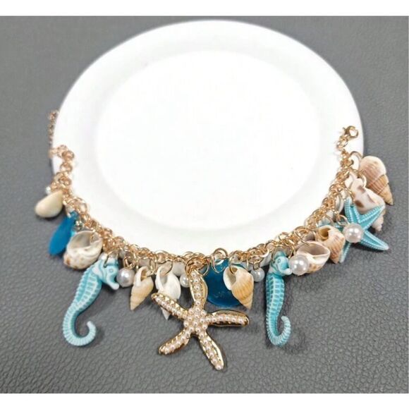 Ocean Inspired Charm Bracelet - Picture 3 of 6